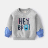 Summer Sweatshirt For Baby Boy Hey BRO