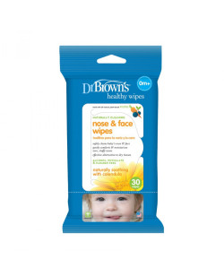 Dr. Brown's Nose and Face Wipes 30-Pack | HG002-P2